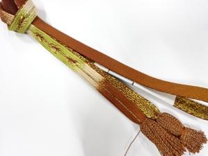 未使用品　正絹　撚り房　手組帯締め